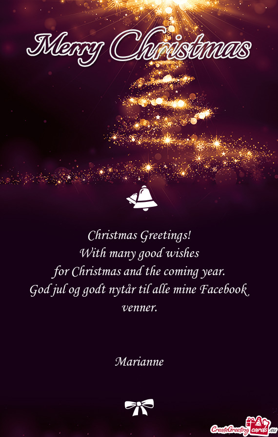 With many good wishes