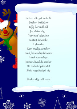 Kort Julebrev